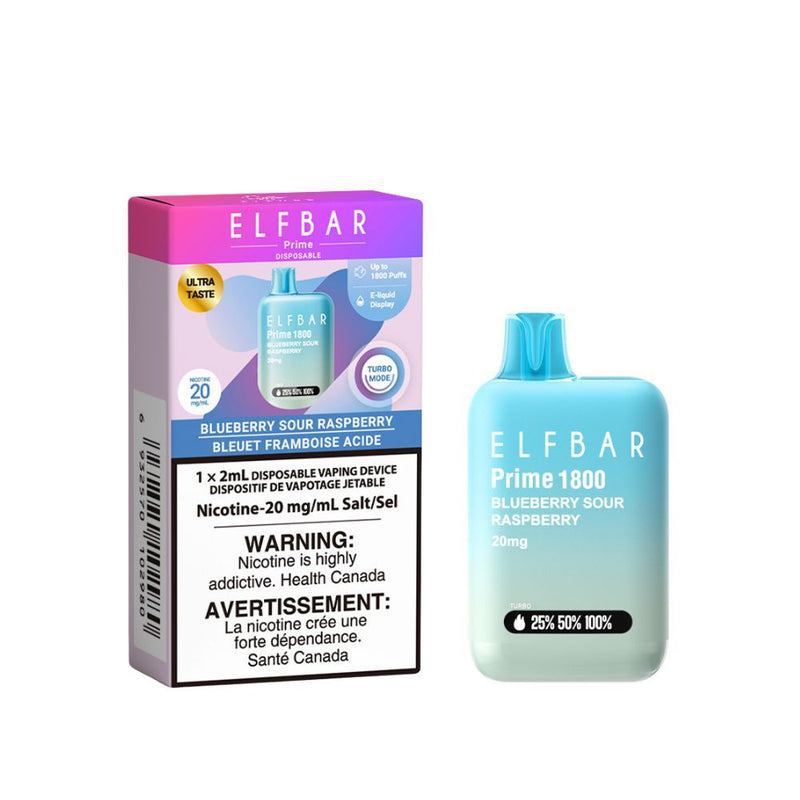 Elfbar Prime 1800 - Blueberry Sour Raspberry