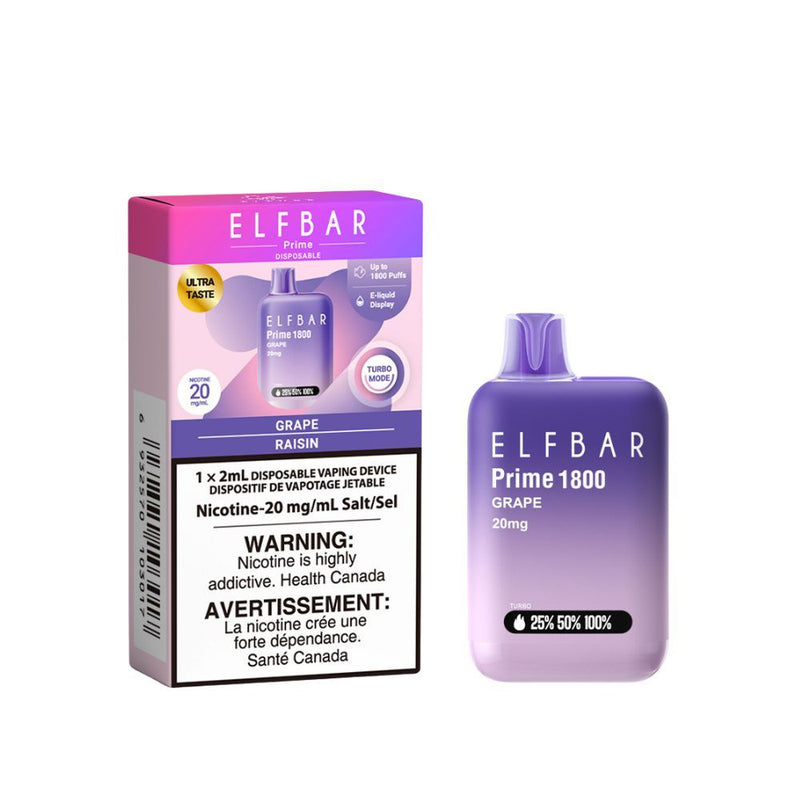 Elfbar Prime 1800 - Grape
