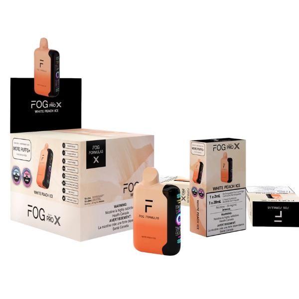 Fog Formulas Pro X - White Peach Ice