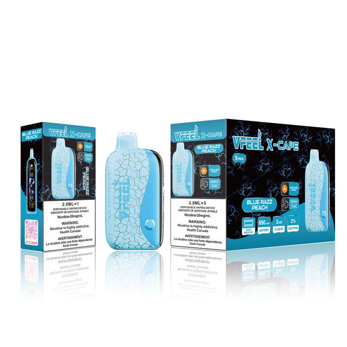 VFEEL X-CAPE - Blue Razz Peach Ice