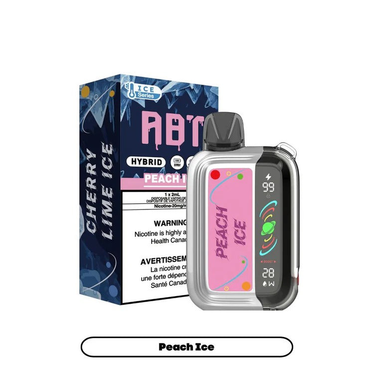 Vape jetable hybride ABT G-32 Prime - Pêche glacée 