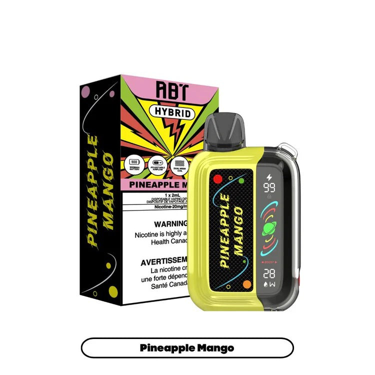 Vape jetable hybride ABT G-32 Prime - Ananas Mangue 