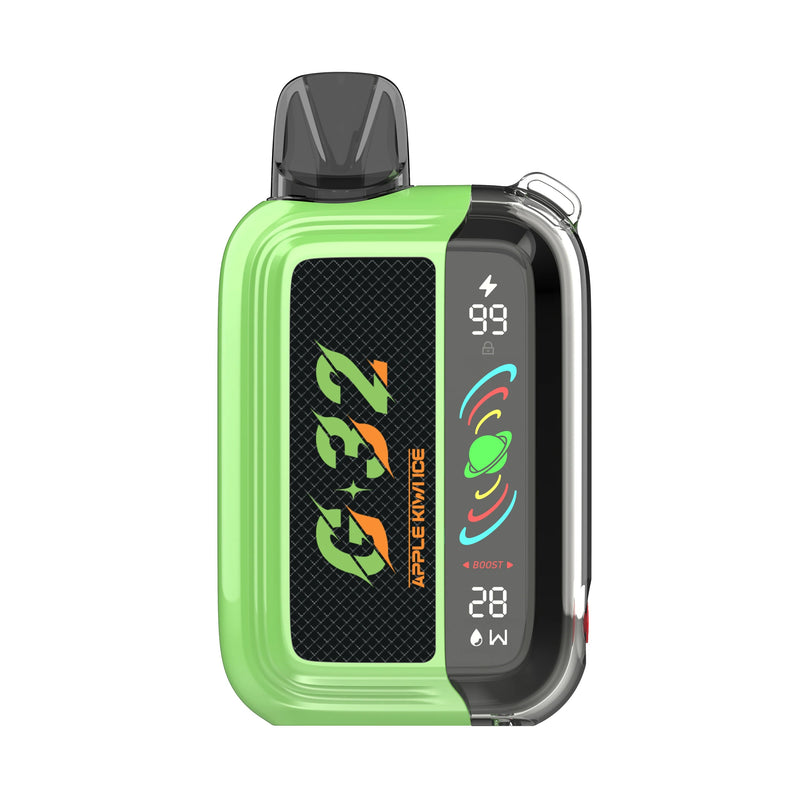Vape jetable hybride ABT G-32 Prime - Pomme Kiwi Glacée 