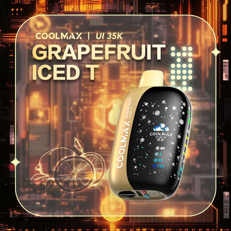 CoolMax UI35000 Disposable Vape - Grapefruit Iced T (Super Cool)