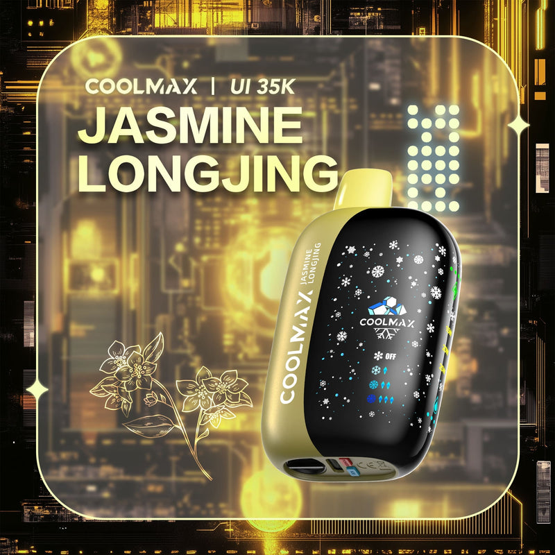 Vape jetable CoolMax UI35000 - Jasmin Longjing (Super Cool) 