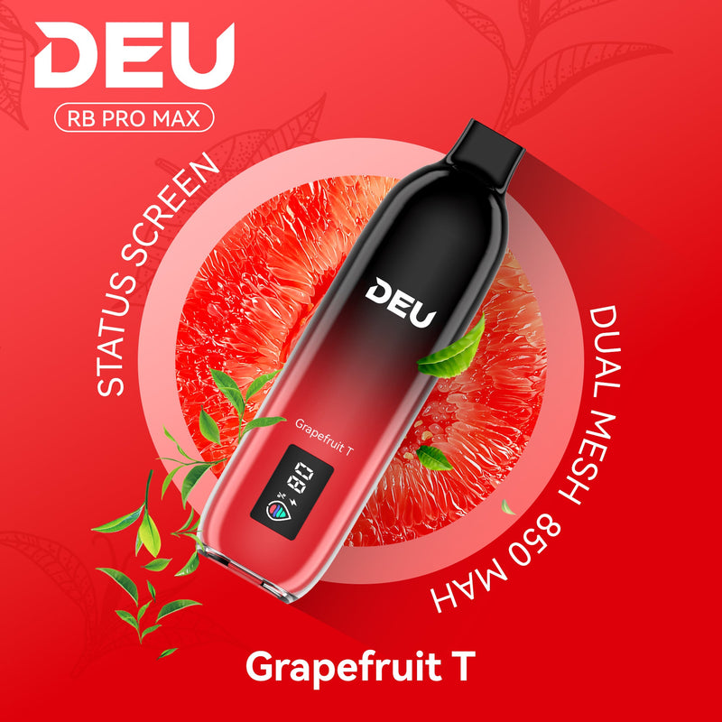 DEU RB 25K PRO MAX+ Disposable Vape - Grapefruit T