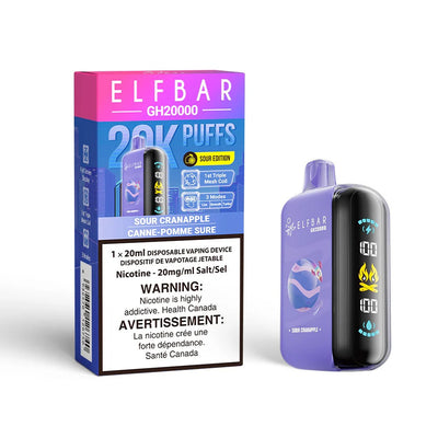 Elf Bar GH 20K(20000) Disposable Vape - Sour Cranapple