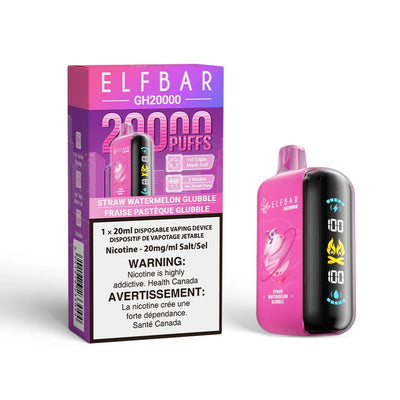 Elf Bar GH 20K(20000) Disposable Vape - Straw Watermelon Glubbule