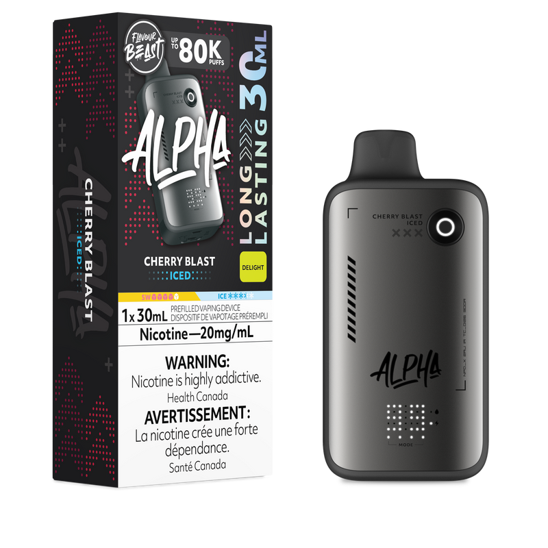 Flavour Beast Alpha 80K Jetable - Cherry Blast Iced 