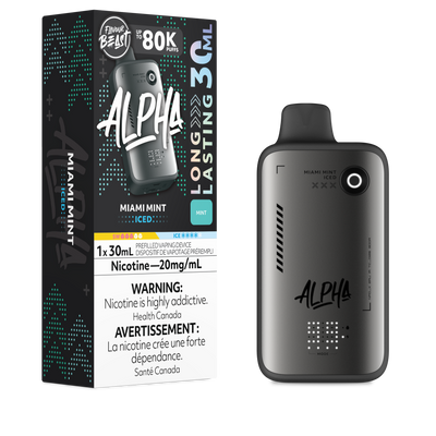 Flavour Beast Alpha 80K Disposable - Miami Mint Iced