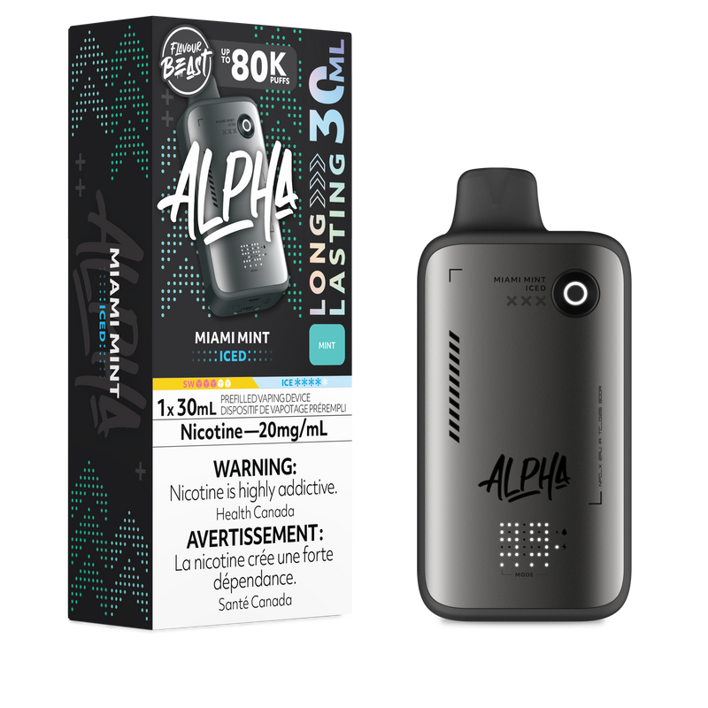 Flavour Beast Alpha 80K Disposable - Miami Mint Iced