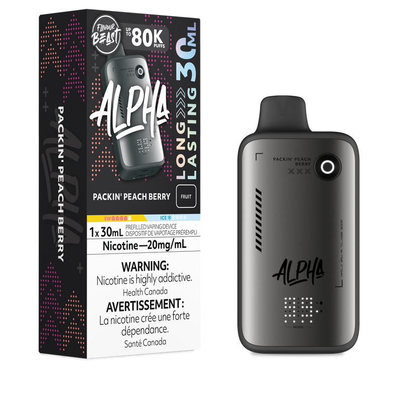 Flavour Beast Alpha 80K Jetable - Packin Peach Berry 