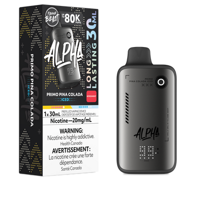 Flavour Beast Alpha 80K Jetable - Primo Pina Colada Glacée 