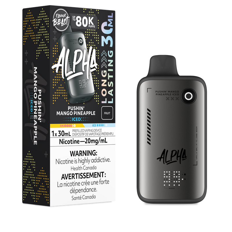 Flavour Beast Alpha 80K Disposable - Pushin Mango Pineapple Iced