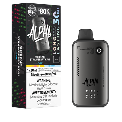 Flavour Beast Alpha 80K Disposable - Supreme Strawberry Kiwi Iced
