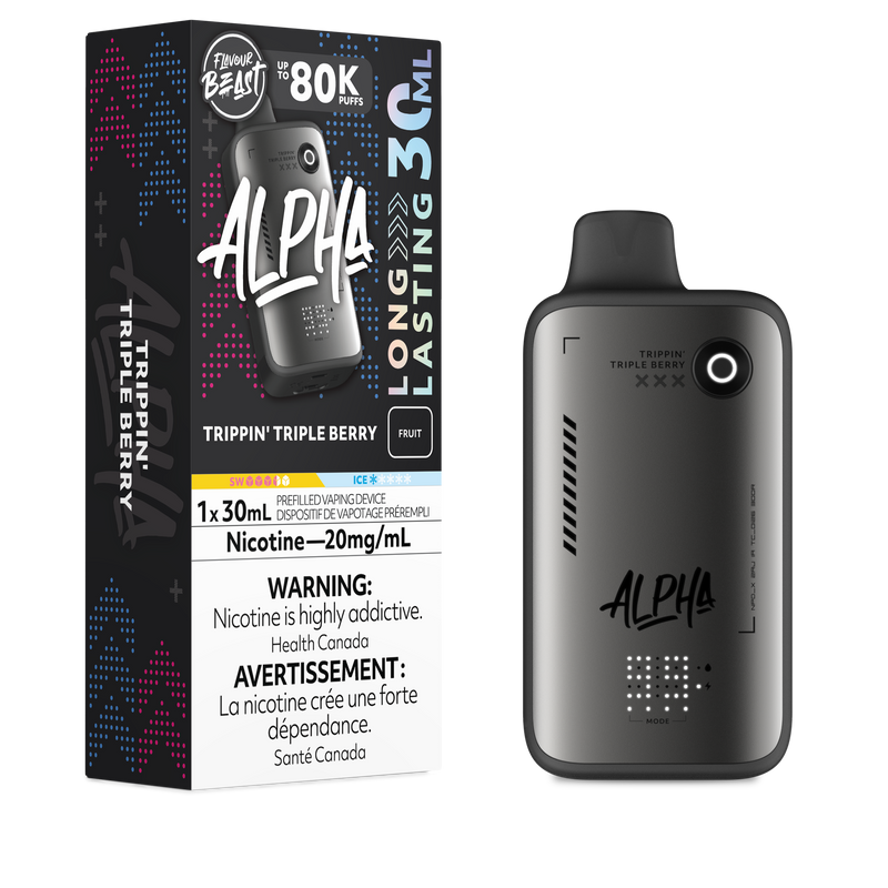 Flavour Beast Alpha 80K Disposable - Trippin Triple Berry