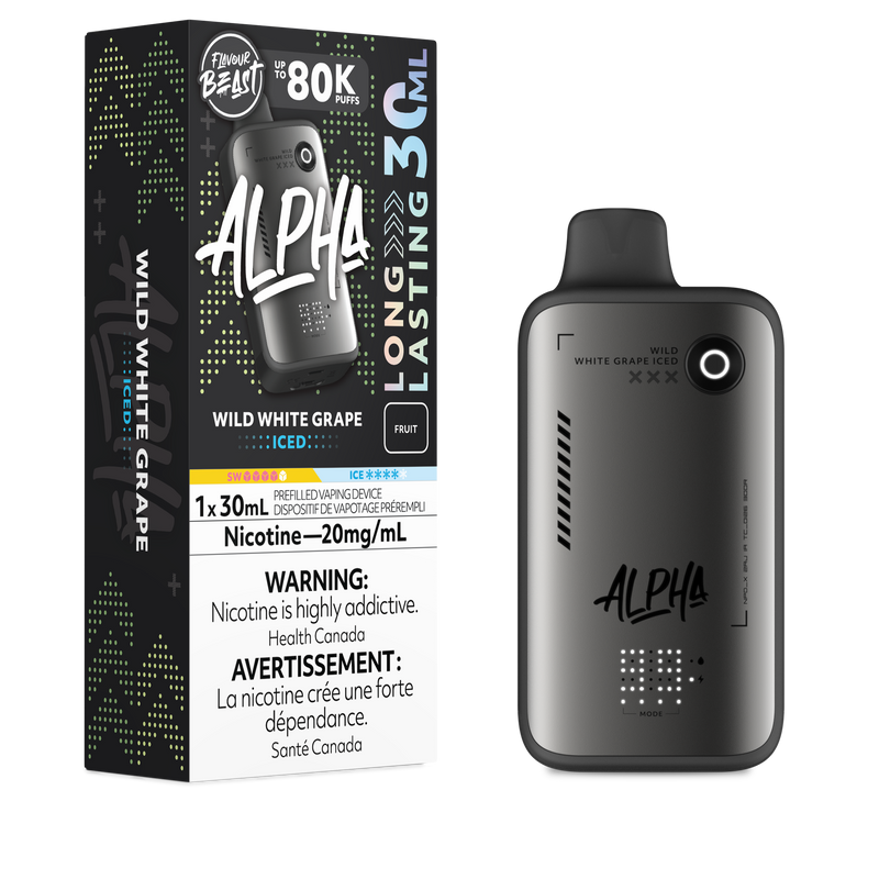 Flavour Beast Alpha 80K Disposable - Wild White Grape Iced