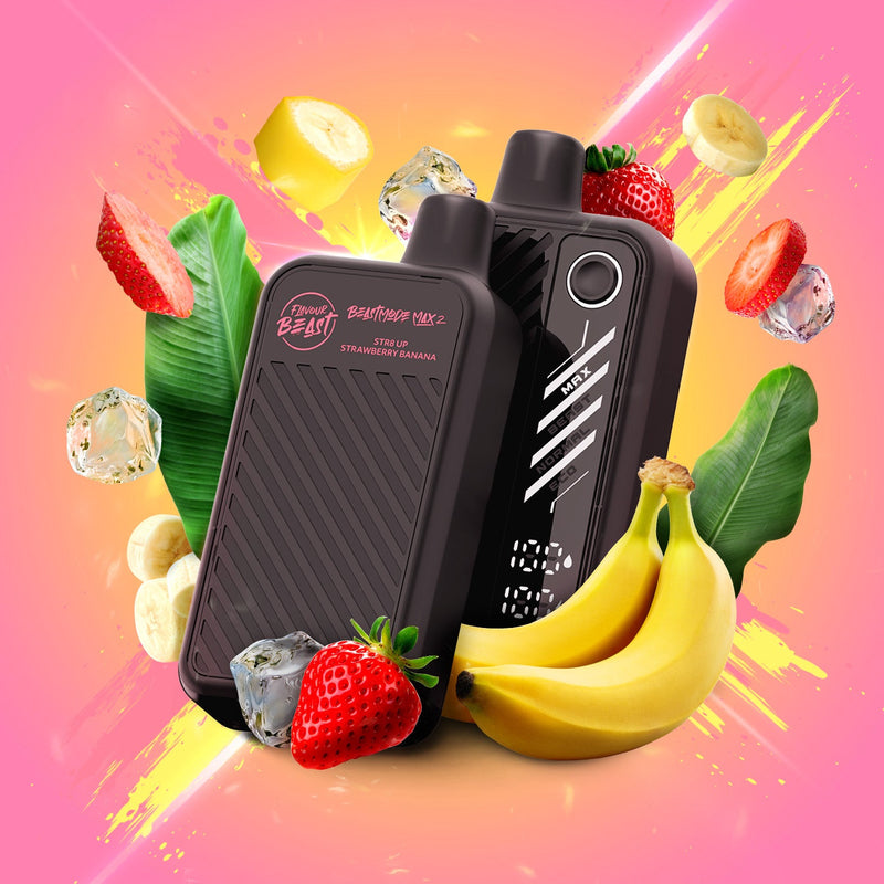 Flavour Beast - Beast Mode Max 2 (50K) Disposable: STR8 UP Strawberry Banana