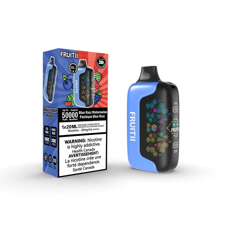 Fruitii 50K (50000) Vape jetable - Pastèque framboise bleue