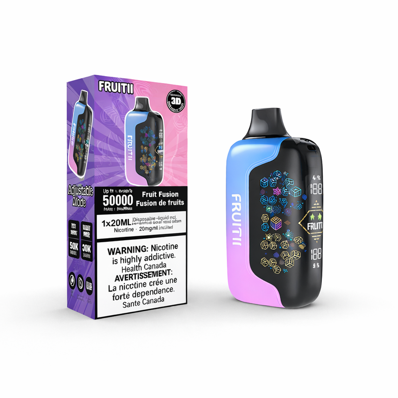 Vape jetable Fruitii 50K (50000) - Rainbow Blast