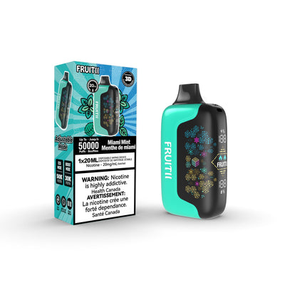 Fruitii 50K (50000) Disposable Vape - Miami Mint