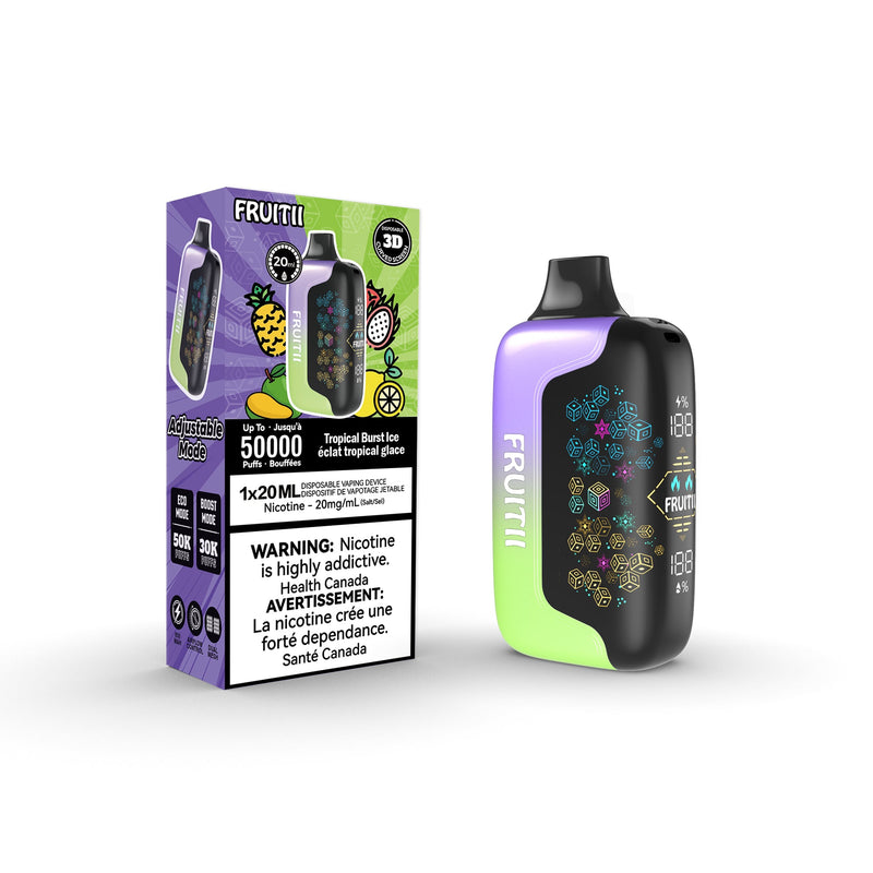 Fruitii 50K (50000) Disposable Vape - Tropical Burst Ice