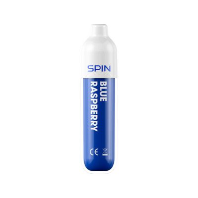 Vape jetable Spin 1500 - Framboise bleue 