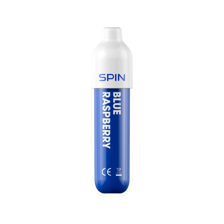 Vape jetable Spin 1500 - Framboise bleue 
