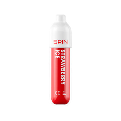 Vape jetable Spin 1500 - Glace à la fraise 