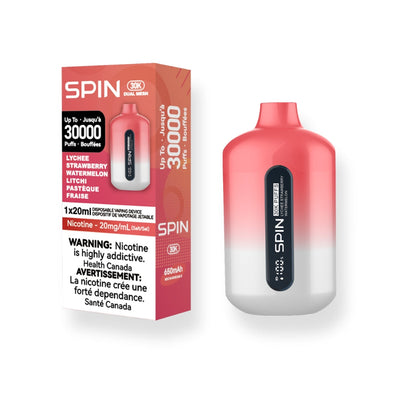 Spin 30K (30000) Disposable Vape - Lychee Strawberry Watermelon