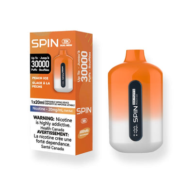 Spin 30K (30000) Disposable Vape - Peach Ice