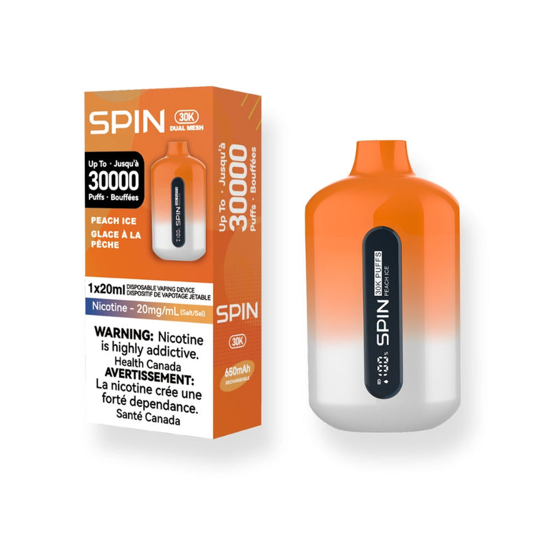 Spin 30K (30000) Disposable Vape - Peach Ice