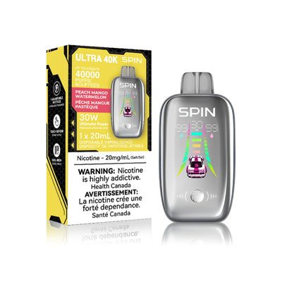 Spin Ultra 40K (40000) Disposable Vape - Peach Mango Watermelon