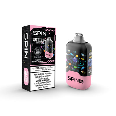 Spin 60K (60000) Disposable Vape - Peach Ice