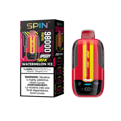 Spin 98K (98000) Disposable Vape - Watermelon Ice