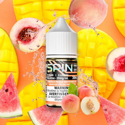Spin E-Liquid Salt - Mango Peach Watermelon