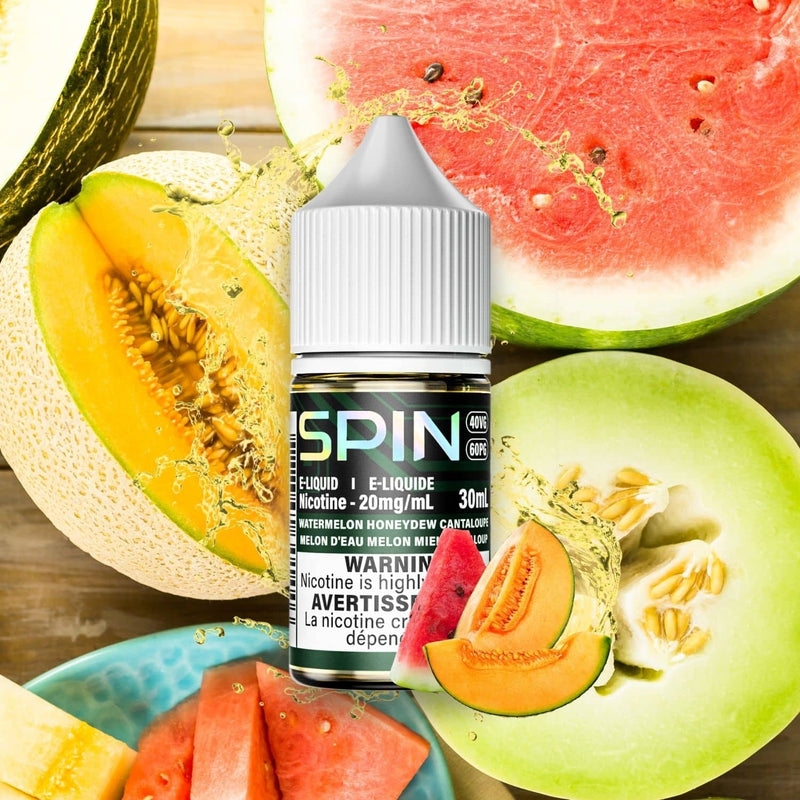Spin E-Liquid Salt - Watermelon Honeydew Cantaloupe