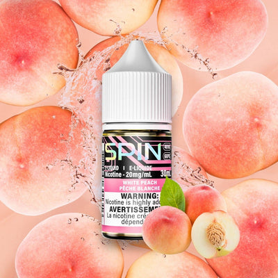 Spin E-Liquid Salt - White Peach