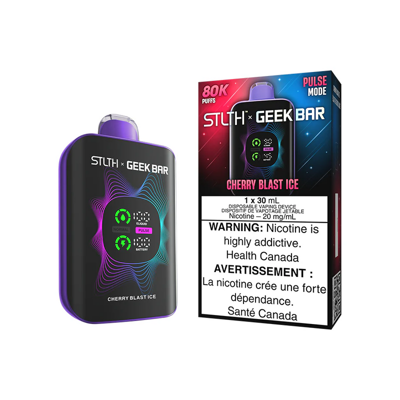 Barre jetable STLTH X GEEK 80K - Cherry Blast Ice 