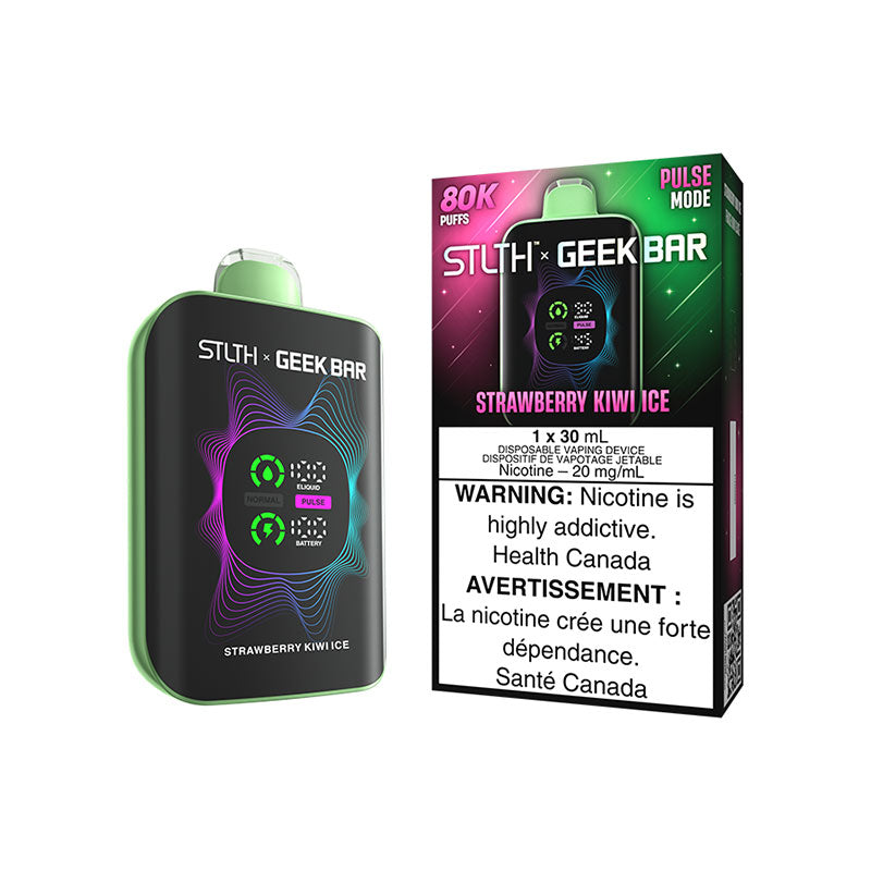 Barre glacée jetable STLTH X GEEK 80K - Fraise-Kiwi 