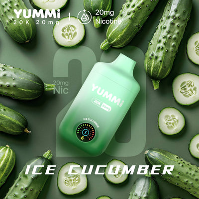 YUMMI 20K (20000) Vape jetable - Concombre glacé (Super frais)