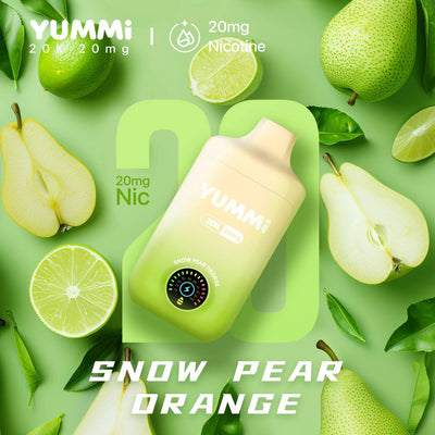 YUMMI 20K (20000) Vape jetable - Orange poire des neiges