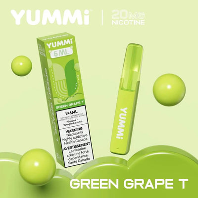 Yummi Dash 2500 Disposable Vape - Green Grape T (Super Cool)