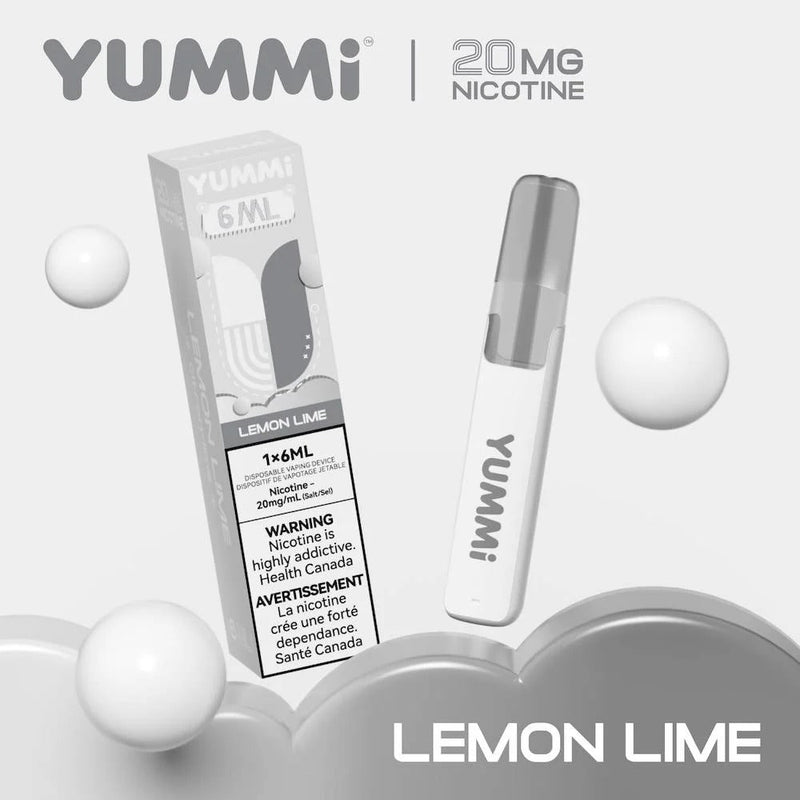 Yummi Dash 2500 Disposable Vape - Lemon Lime (Super Cool)