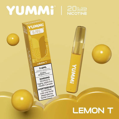 Vape jetable Yummi Dash 2500 - Citron T (Super Cool)